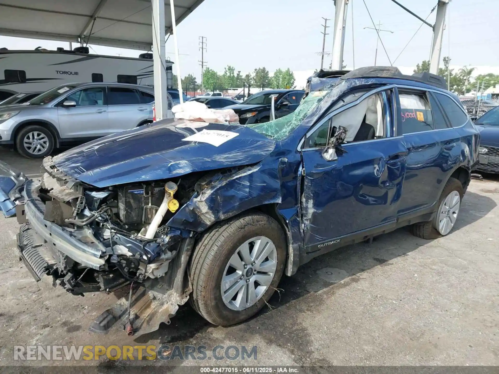 2 fotografías del automóvil dañado 4S4BSAHC7K3208364 SUBARU OUTBACK 2019