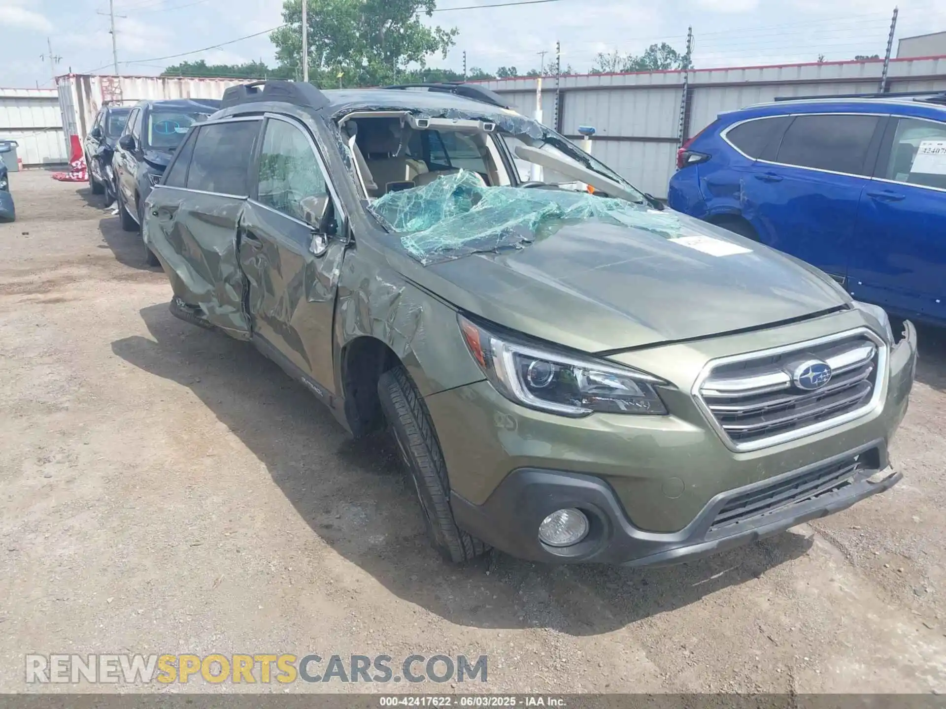 1 Photograph of a damaged car 4S4BSAJC0K3391102 SUBARU OUTBACK 2019