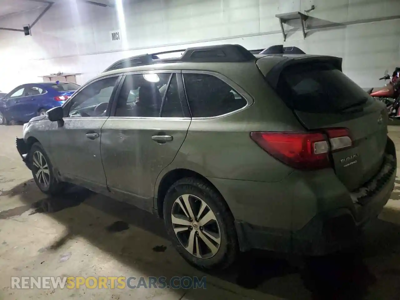 2 Photograph of a damaged car 4S4BSAJC7K3342043 SUBARU OUTBACK 2019