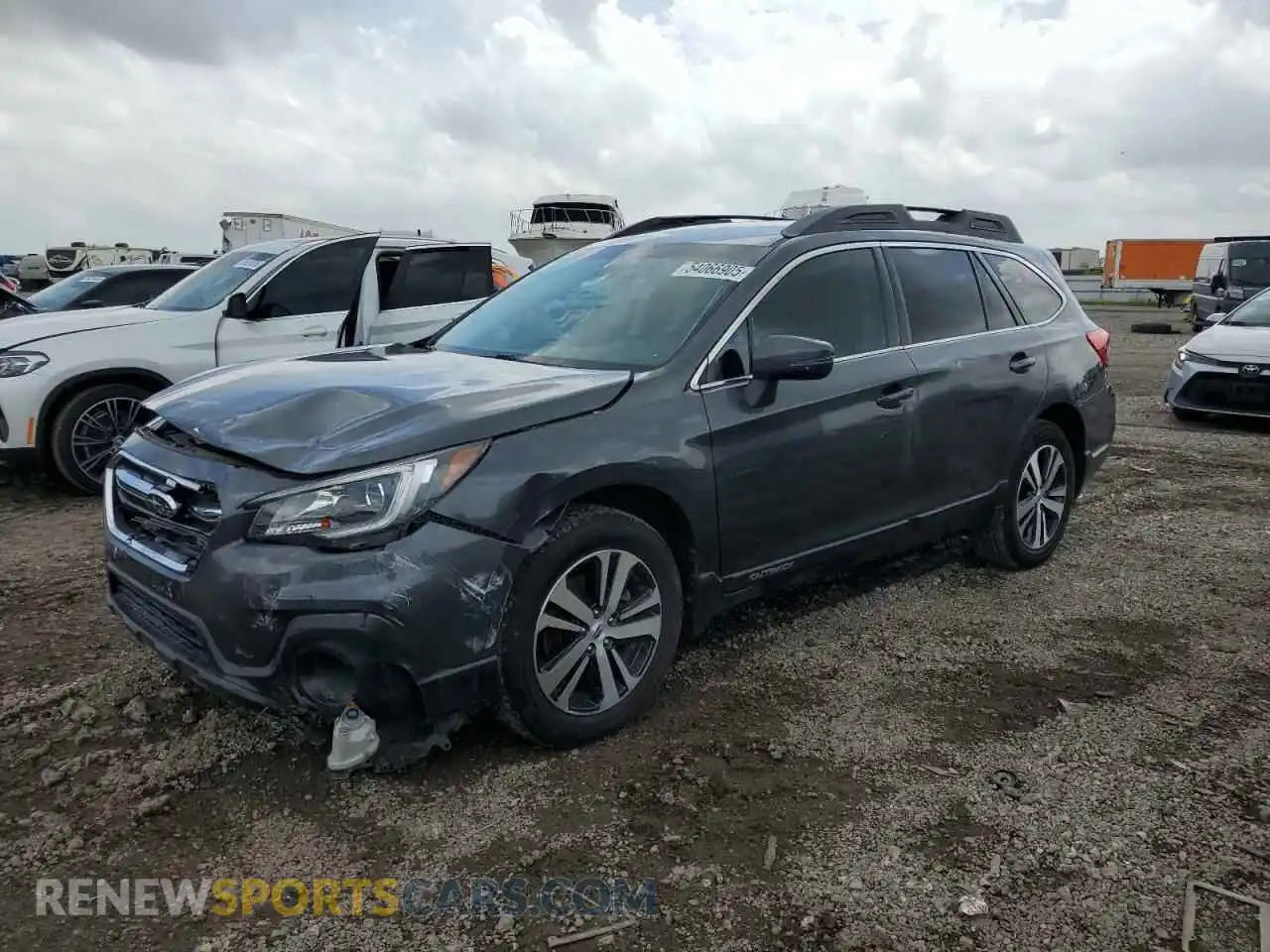 1 Photograph of a damaged car 4S4BSAJC7K3382672 SUBARU OUTBACK 2019