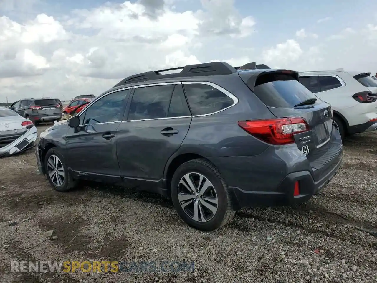 2 Photograph of a damaged car 4S4BSAJC7K3382672 SUBARU OUTBACK 2019