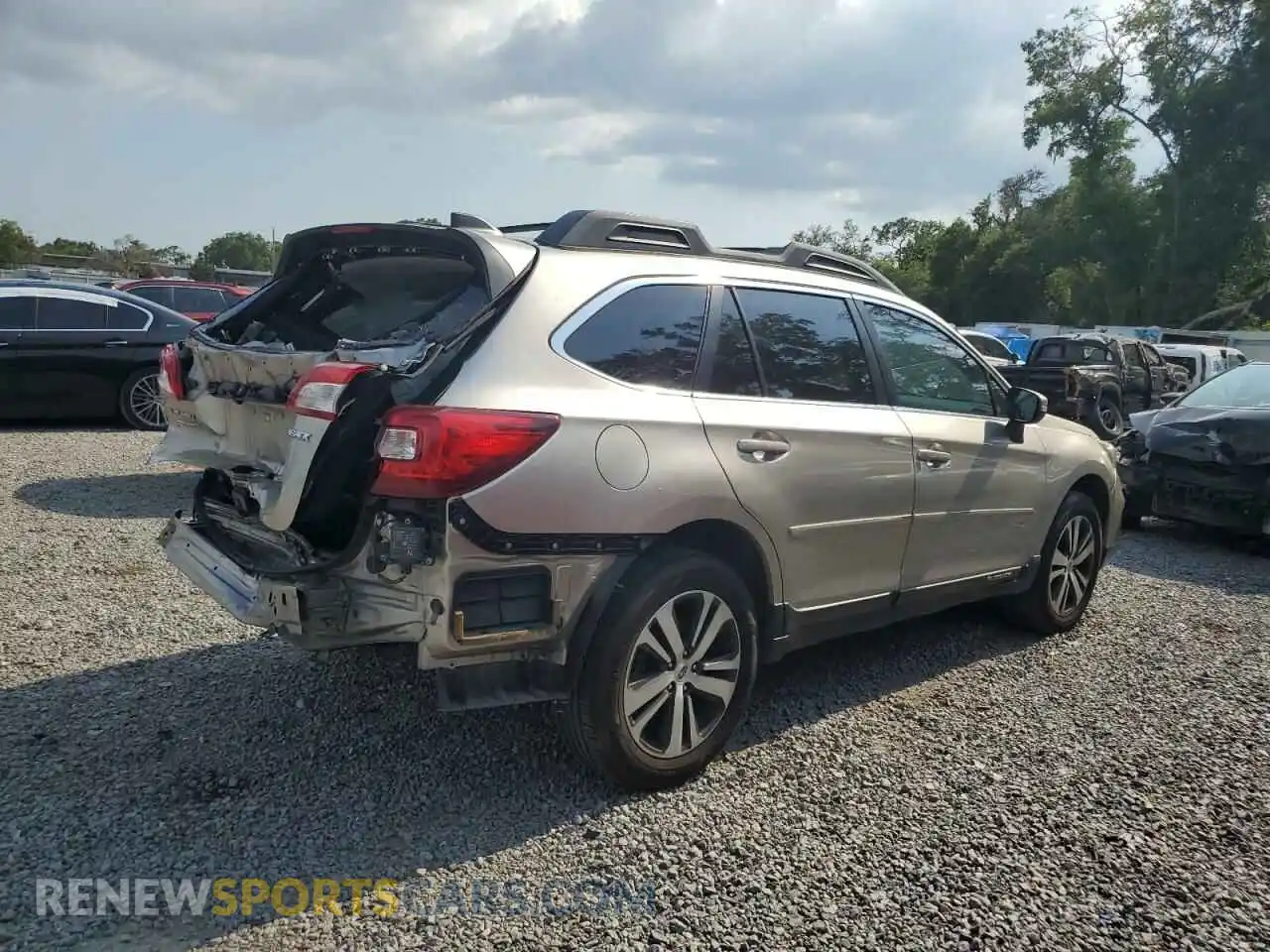 3 Photograph of a damaged car 4S4BSANC0K3218352 SUBARU OUTBACK 2019