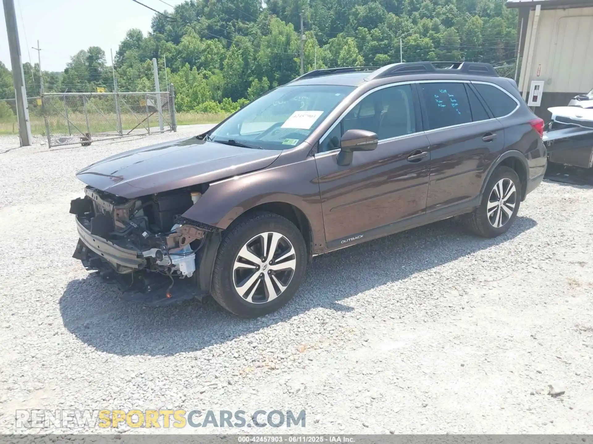 2 Photograph of a damaged car 4S4BSANC0K3274453 SUBARU OUTBACK 2019