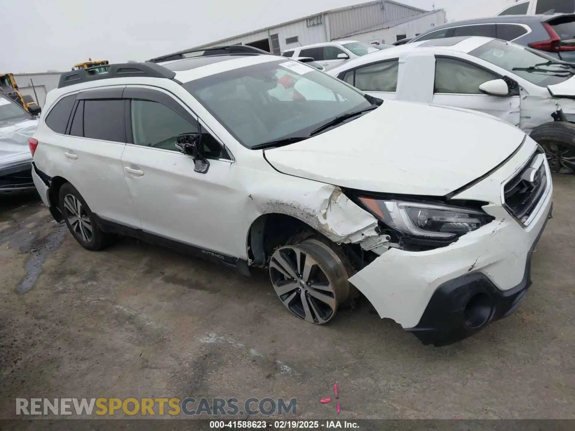 1 Photograph of a damaged car 4S4BSANC1K3292282 SUBARU OUTBACK 2019