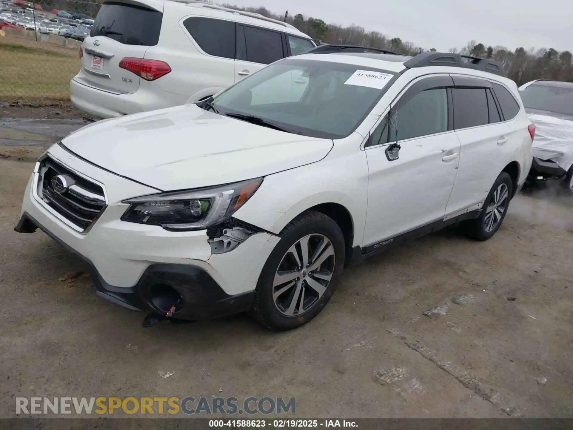 2 Photograph of a damaged car 4S4BSANC1K3292282 SUBARU OUTBACK 2019