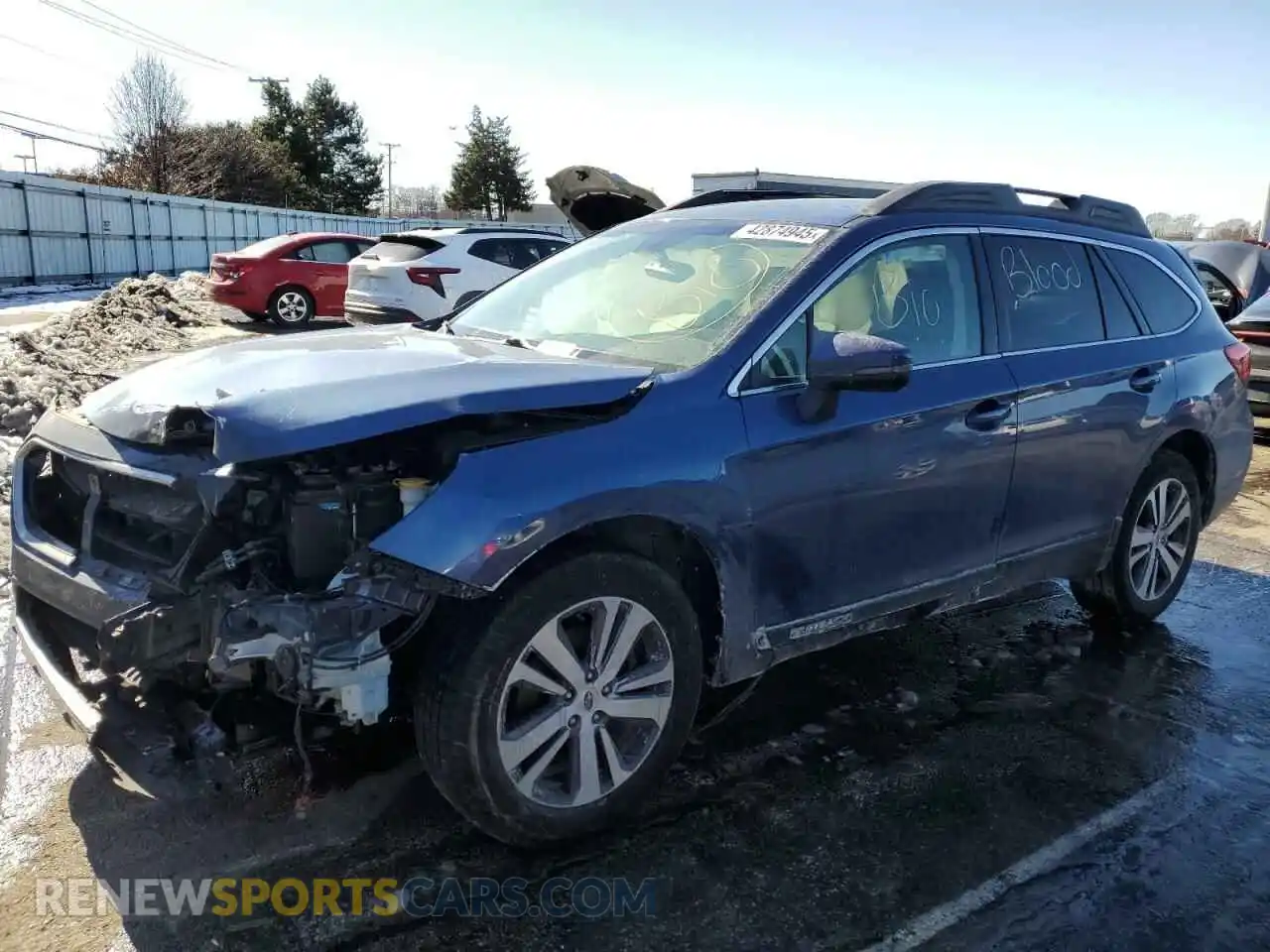 1 fotografías del automóvil dañado 4S4BSANC1K3349564 SUBARU OUTBACK 2019