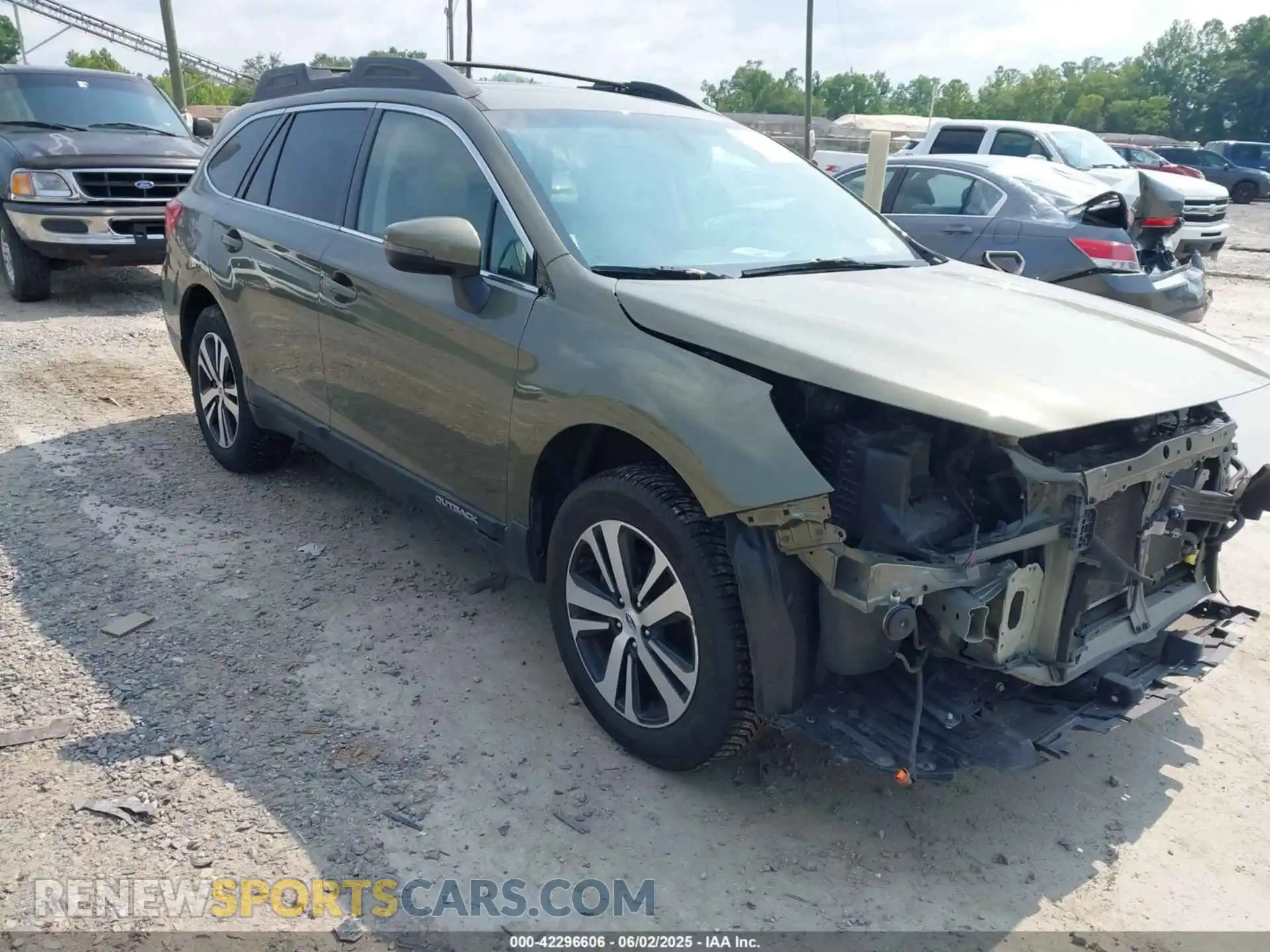 1 Photograph of a damaged car 4S4BSANC2K3354627 SUBARU OUTBACK 2019