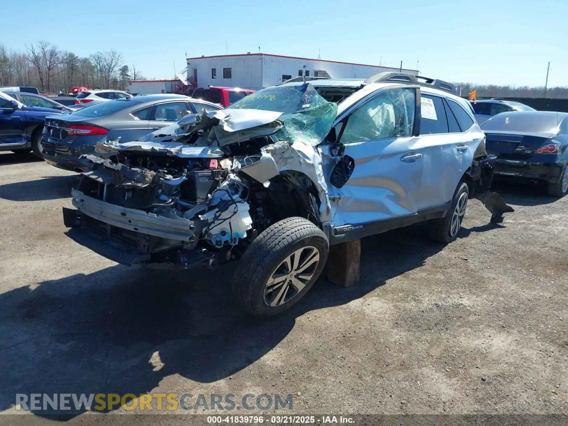2 Photograph of a damaged car 4S4BSANC3K3218409 SUBARU OUTBACK 2019