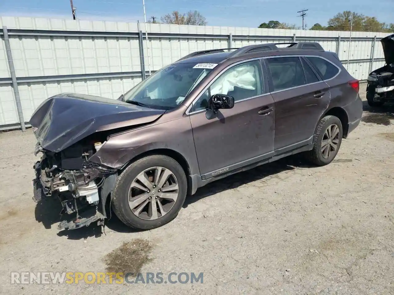 1 Photograph of a damaged car 4S4BSANC3K3249482 SUBARU OUTBACK 2019
