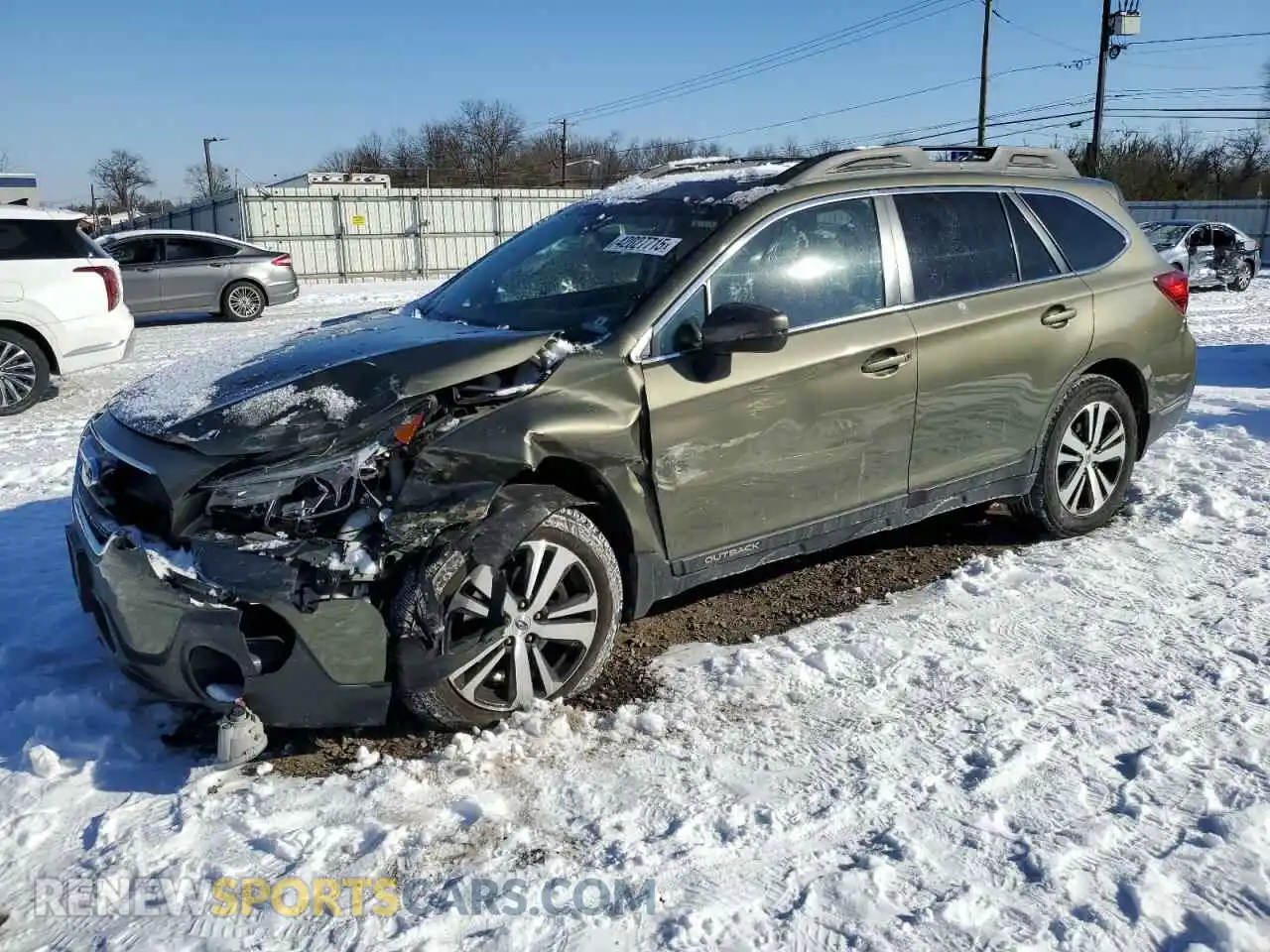 1 Photograph of a damaged car 4S4BSANC4K3307101 SUBARU OUTBACK 2019