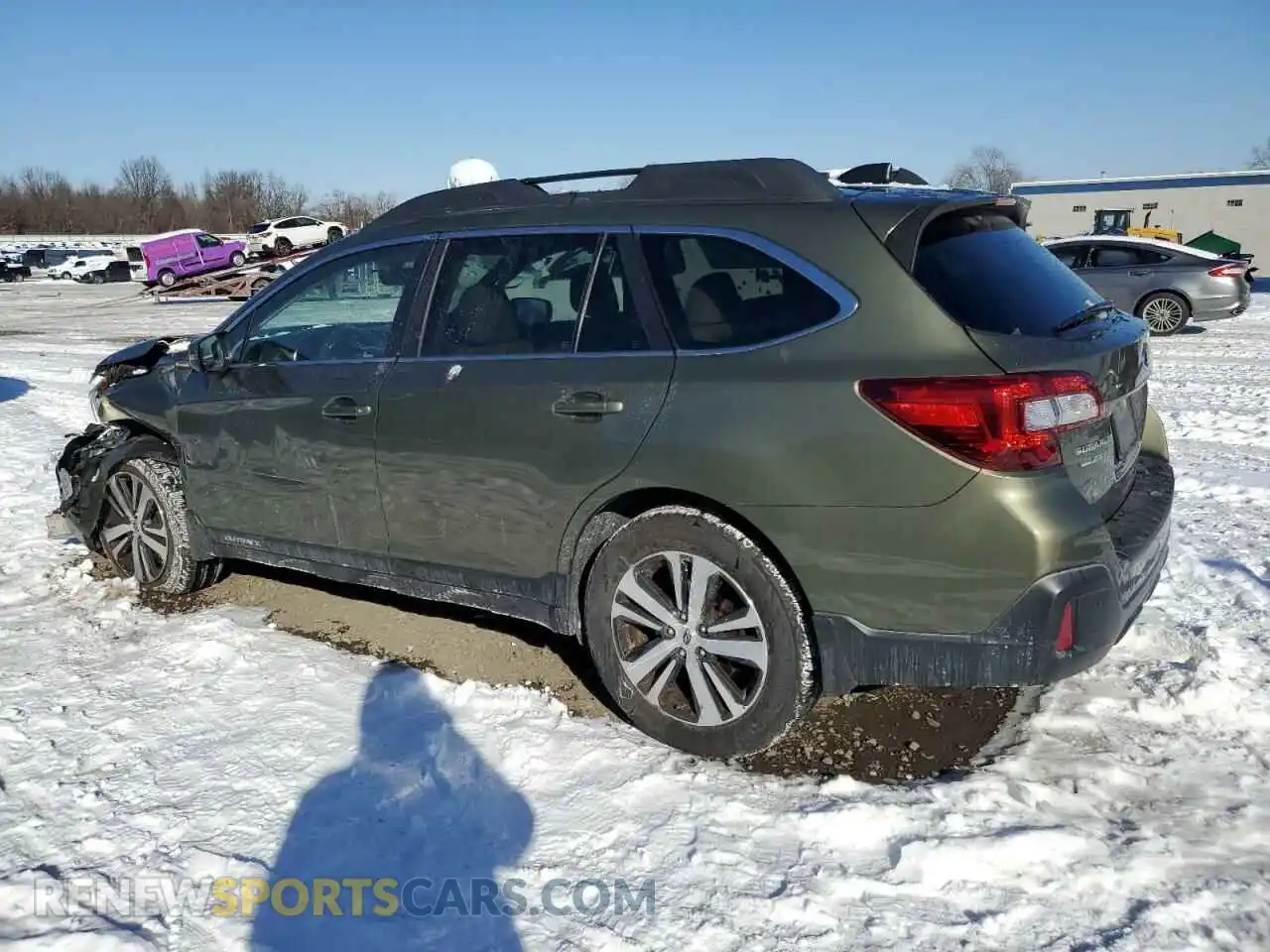 2 Photograph of a damaged car 4S4BSANC4K3307101 SUBARU OUTBACK 2019
