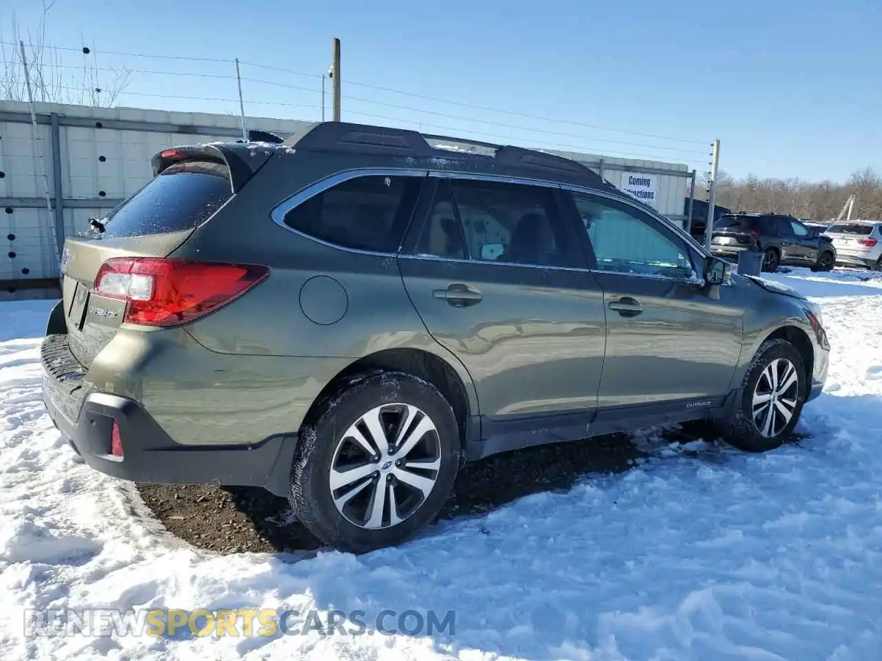 3 Photograph of a damaged car 4S4BSANC4K3307101 SUBARU OUTBACK 2019