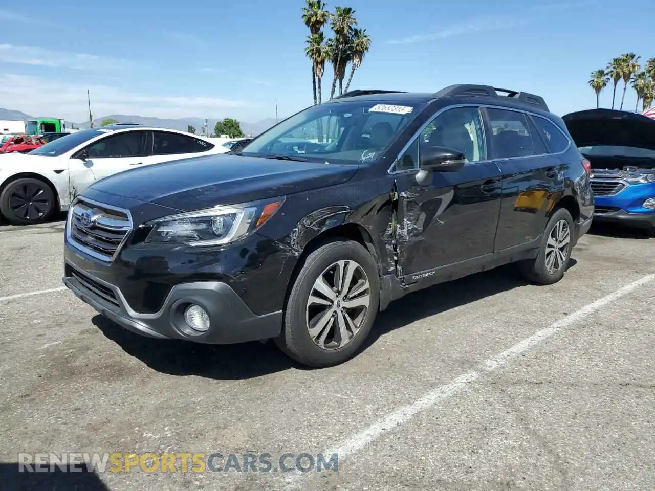 1 Photograph of a damaged car 4S4BSANC4K3392439 SUBARU OUTBACK 2019