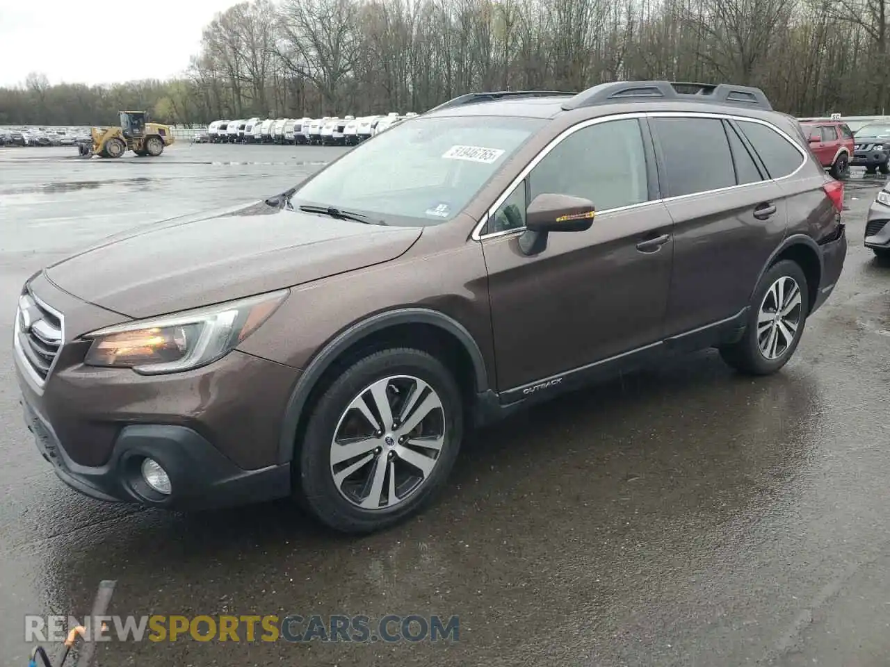 1 Photograph of a damaged car 4S4BSANC5K3264906 SUBARU OUTBACK 2019