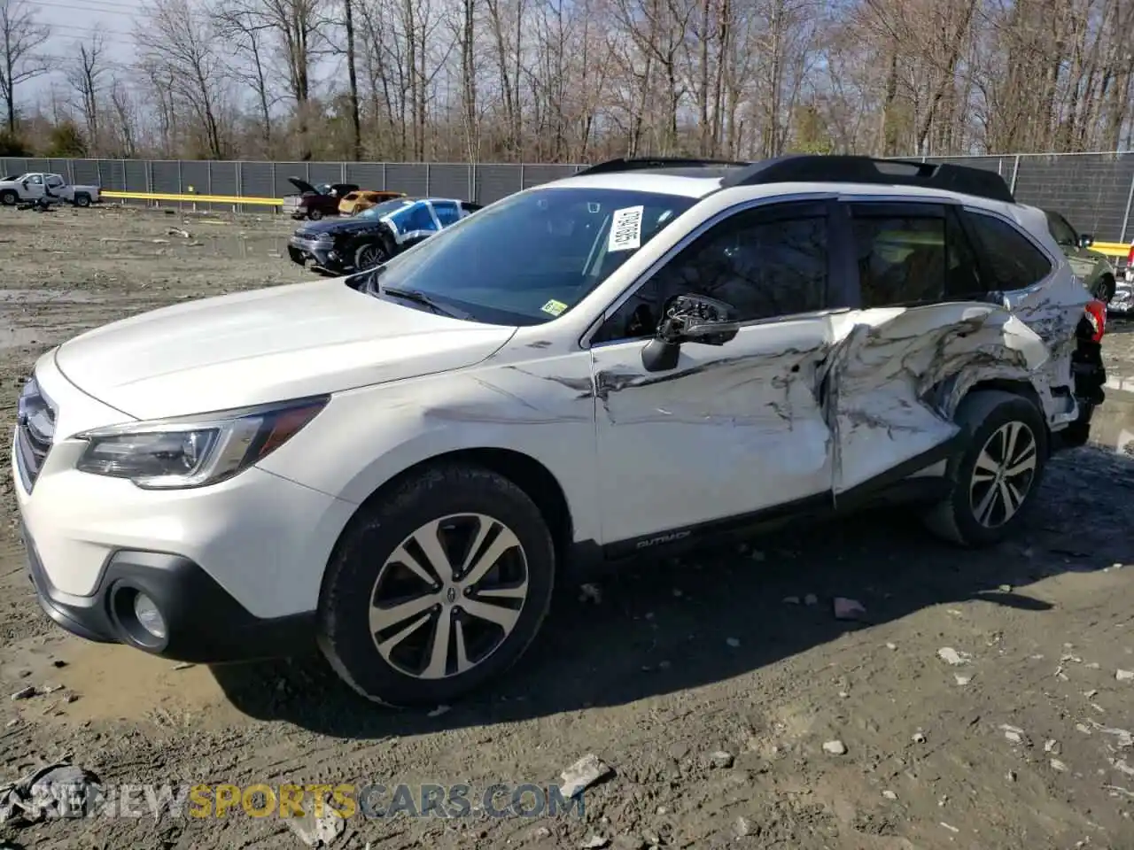 1 Photograph of a damaged car 4S4BSANC5K3273671 SUBARU OUTBACK 2019