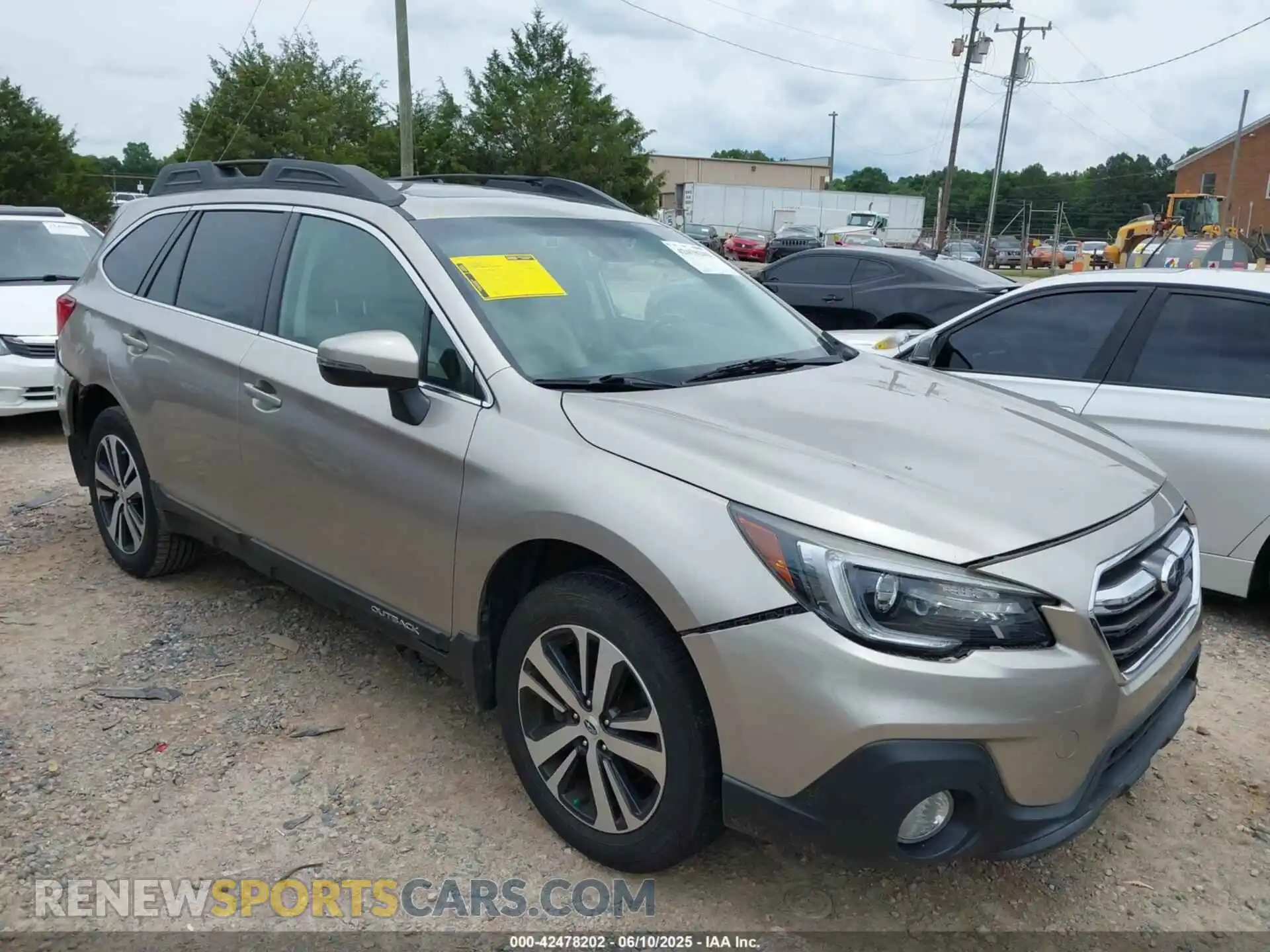 1 Photograph of a damaged car 4S4BSANC6K3217058 SUBARU OUTBACK 2019