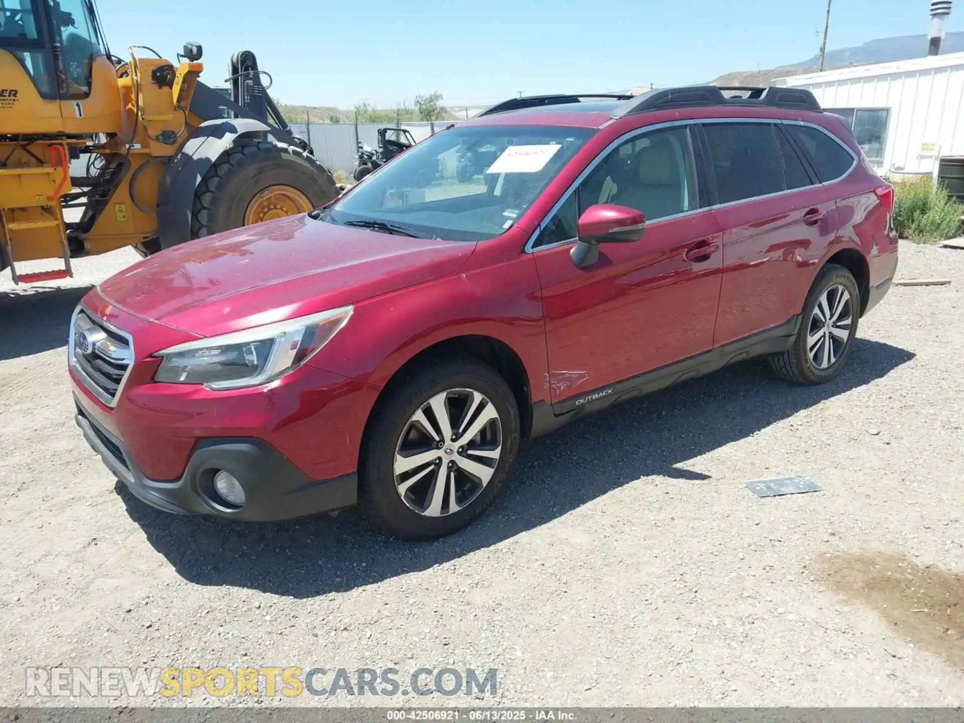 2 Photograph of a damaged car 4S4BSANC8K3226389 SUBARU OUTBACK 2019