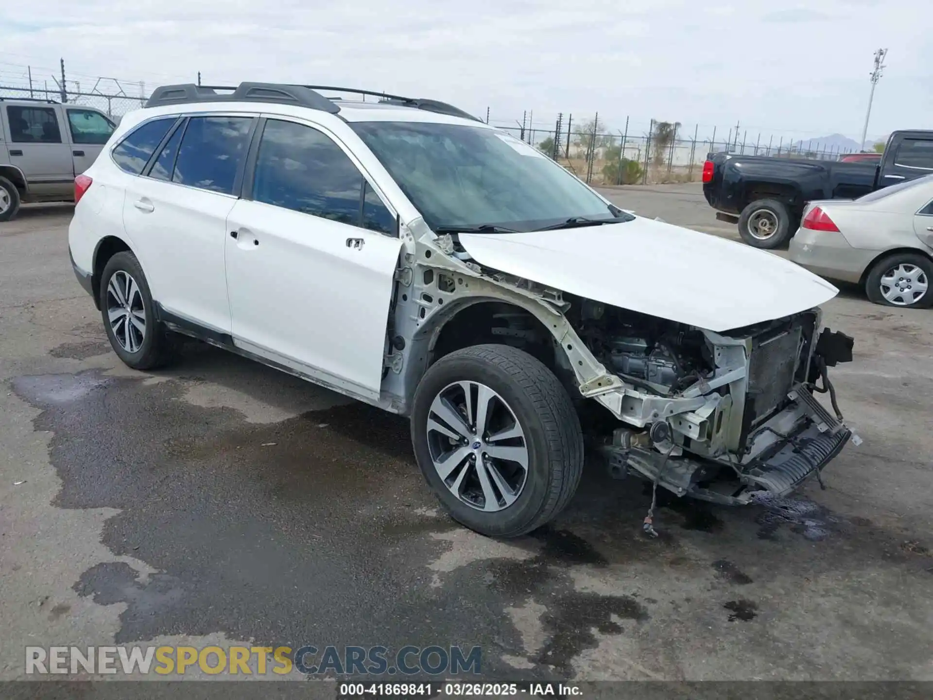 1 Photograph of a damaged car 4S4BSANC8K3389284 SUBARU OUTBACK 2019