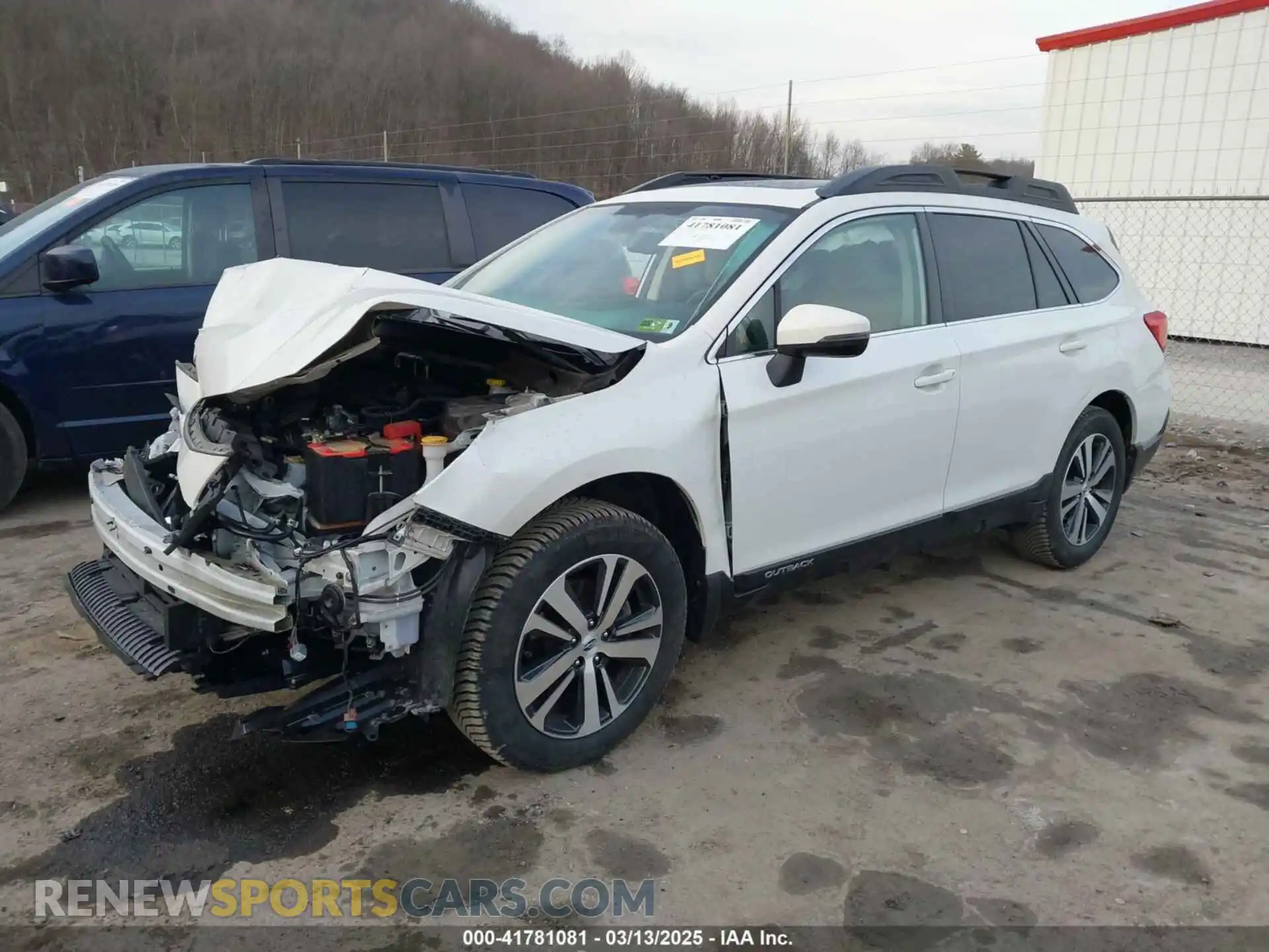 2 Photograph of a damaged car 4S4BSANC9K3314884 SUBARU OUTBACK 2019
