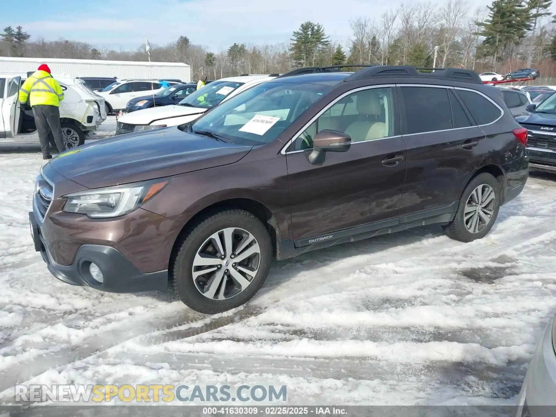 2 fotografías del automóvil dañado 4S4BSANC9K3354284 SUBARU OUTBACK 2019