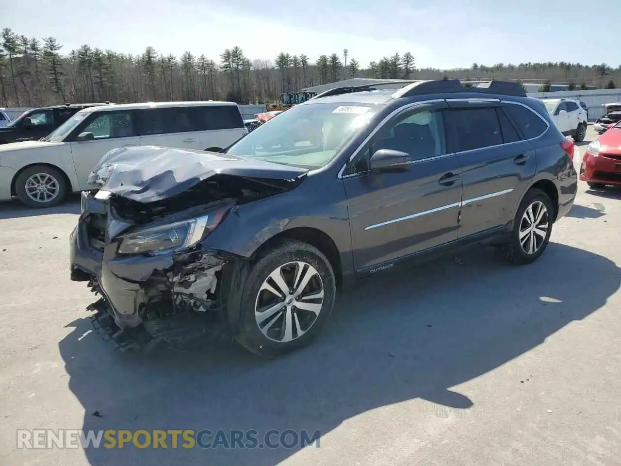 1 Photograph of a damaged car 4S4BSANC9K3363289 SUBARU OUTBACK 2019
