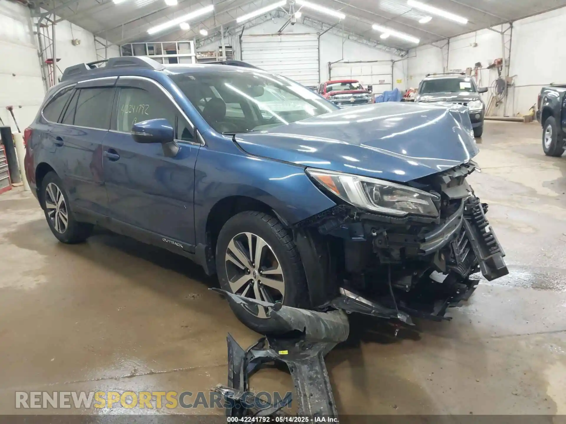 1 Photograph of a damaged car 4S4BSANC9K3390234 SUBARU OUTBACK 2019