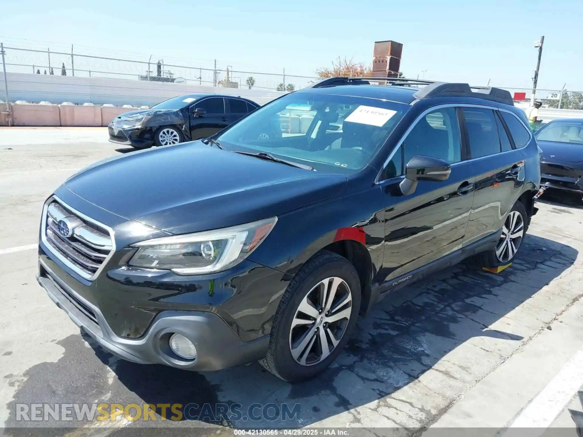 2 Photograph of a damaged car 4S4BSANCXK3394728 SUBARU OUTBACK 2019
