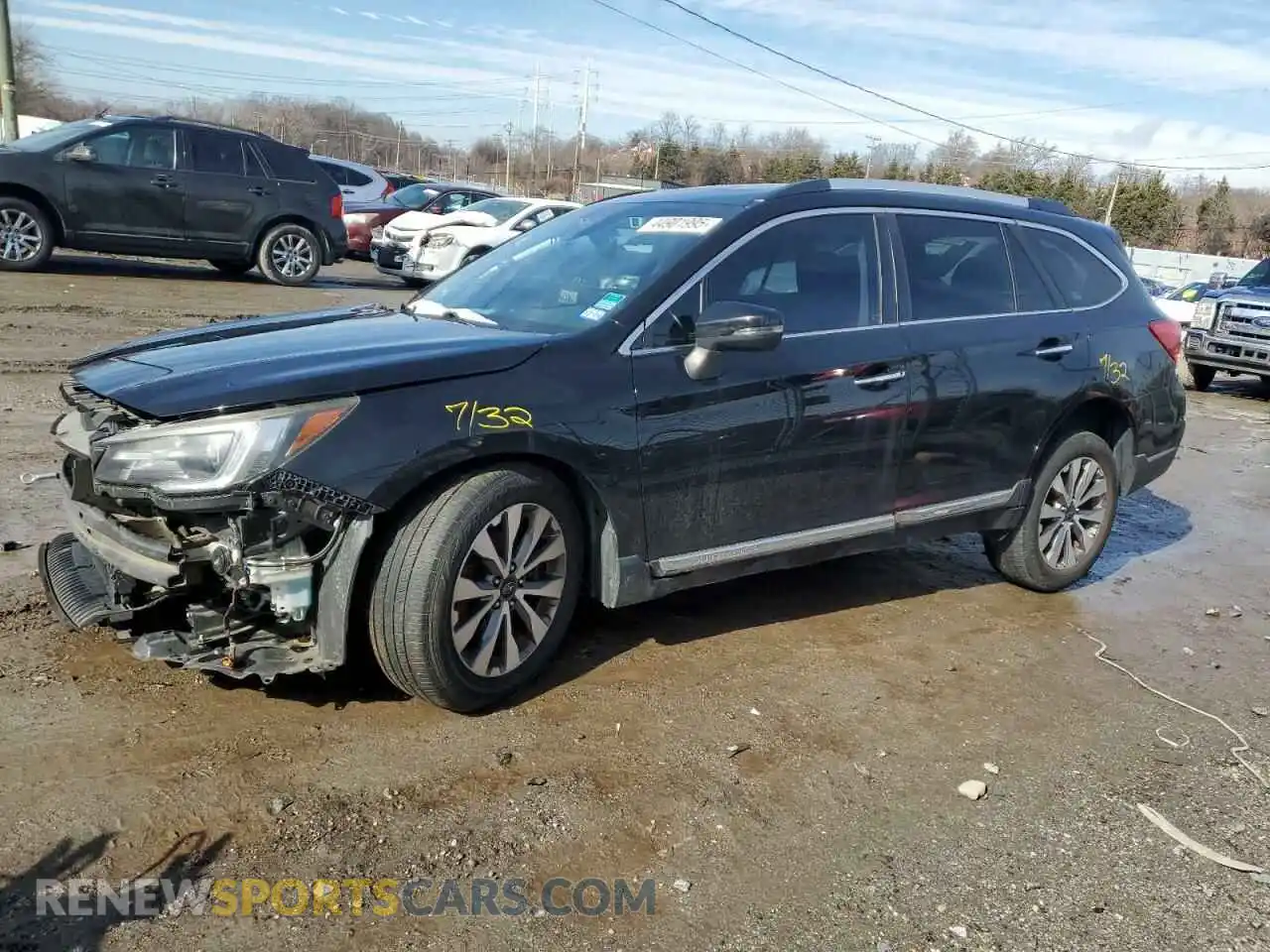 1 Photograph of a damaged car 4S4BSATC3K3290861 SUBARU OUTBACK 2019
