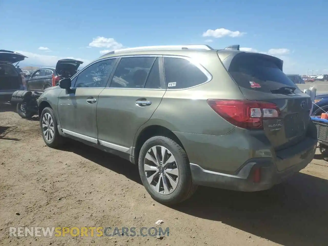 2 fotografías del automóvil dañado 4S4BSATCXK3343961 SUBARU OUTBACK 2019