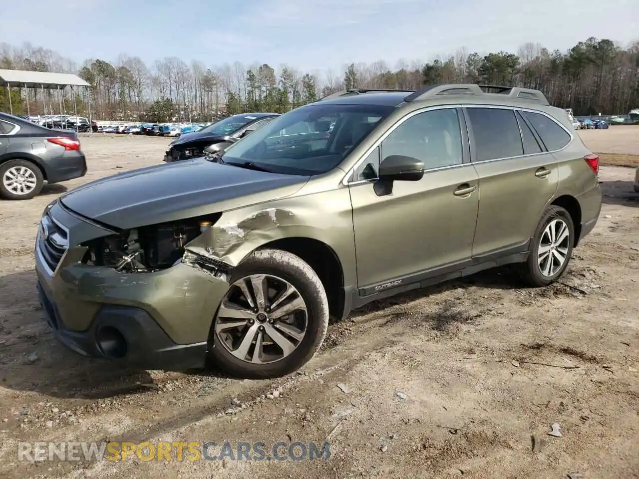 1 Photograph of a damaged car 4S4BSEJC5K3323417 SUBARU OUTBACK 2019