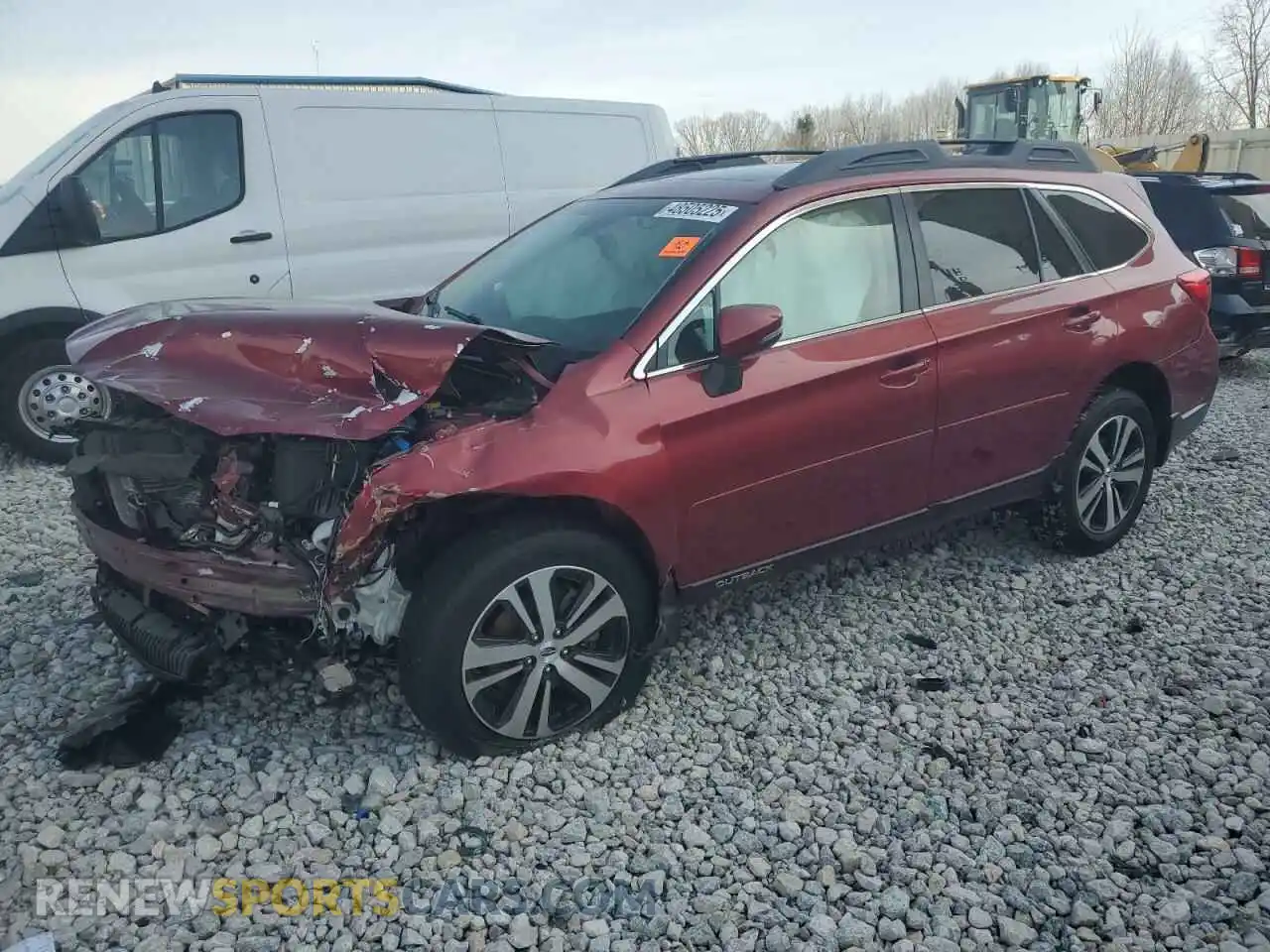 1 Photograph of a damaged car 4S4BSENC1K3253912 SUBARU OUTBACK 2019