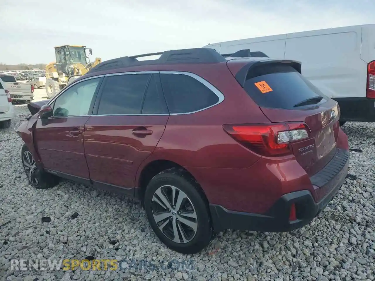 2 Photograph of a damaged car 4S4BSENC1K3253912 SUBARU OUTBACK 2019