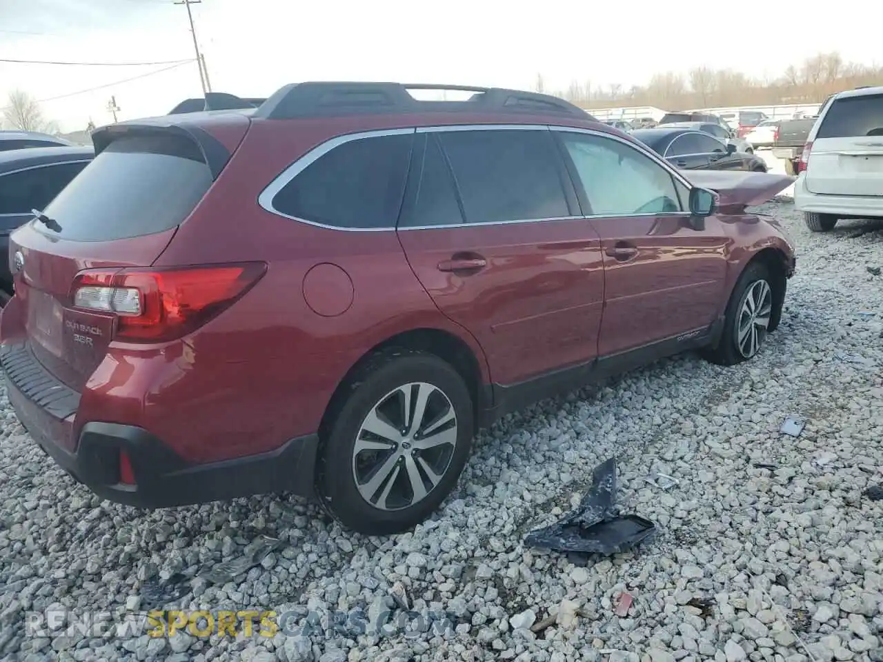 3 Photograph of a damaged car 4S4BSENC1K3253912 SUBARU OUTBACK 2019