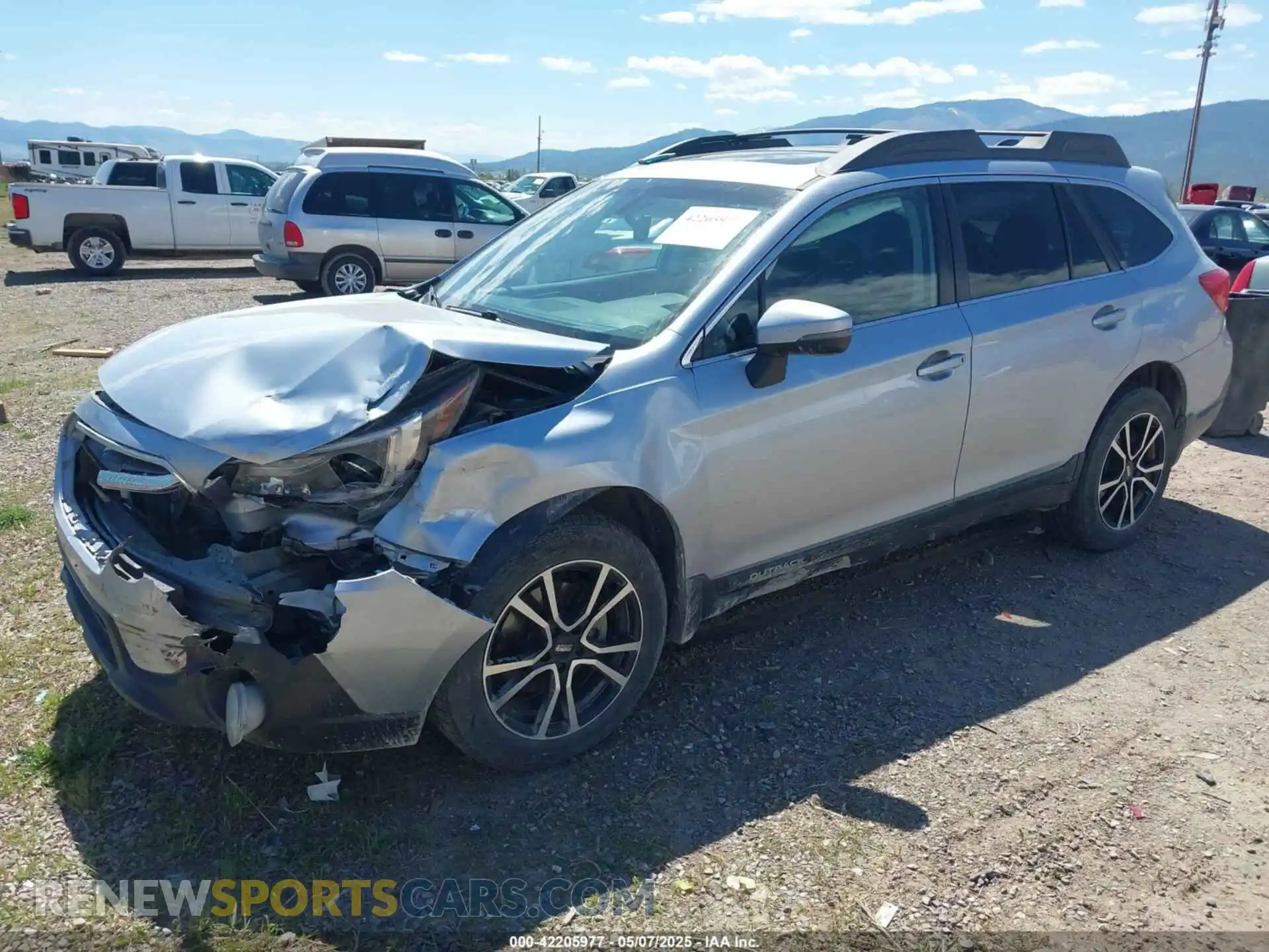 2 Photograph of a damaged car 4S4BSENC2K3302230 SUBARU OUTBACK 2019