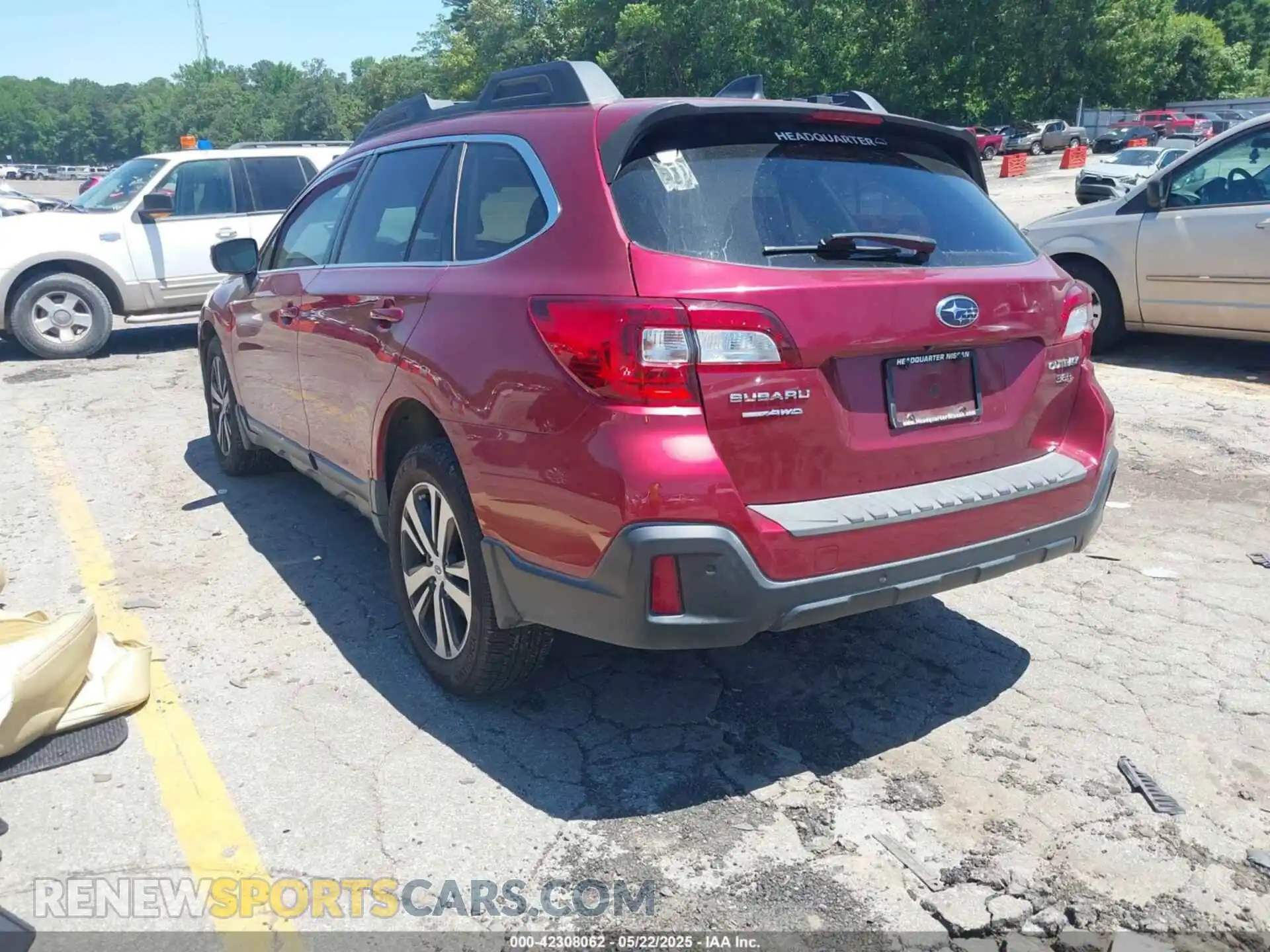3 Фотография поврежденного автомобиля 4S4BSENC3K3228364 SUBARU OUTBACK 2019