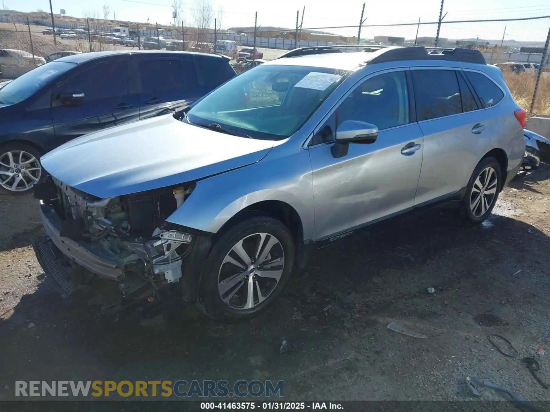 2 Photograph of a damaged car 4S4BSENC4K3240622 SUBARU OUTBACK 2019