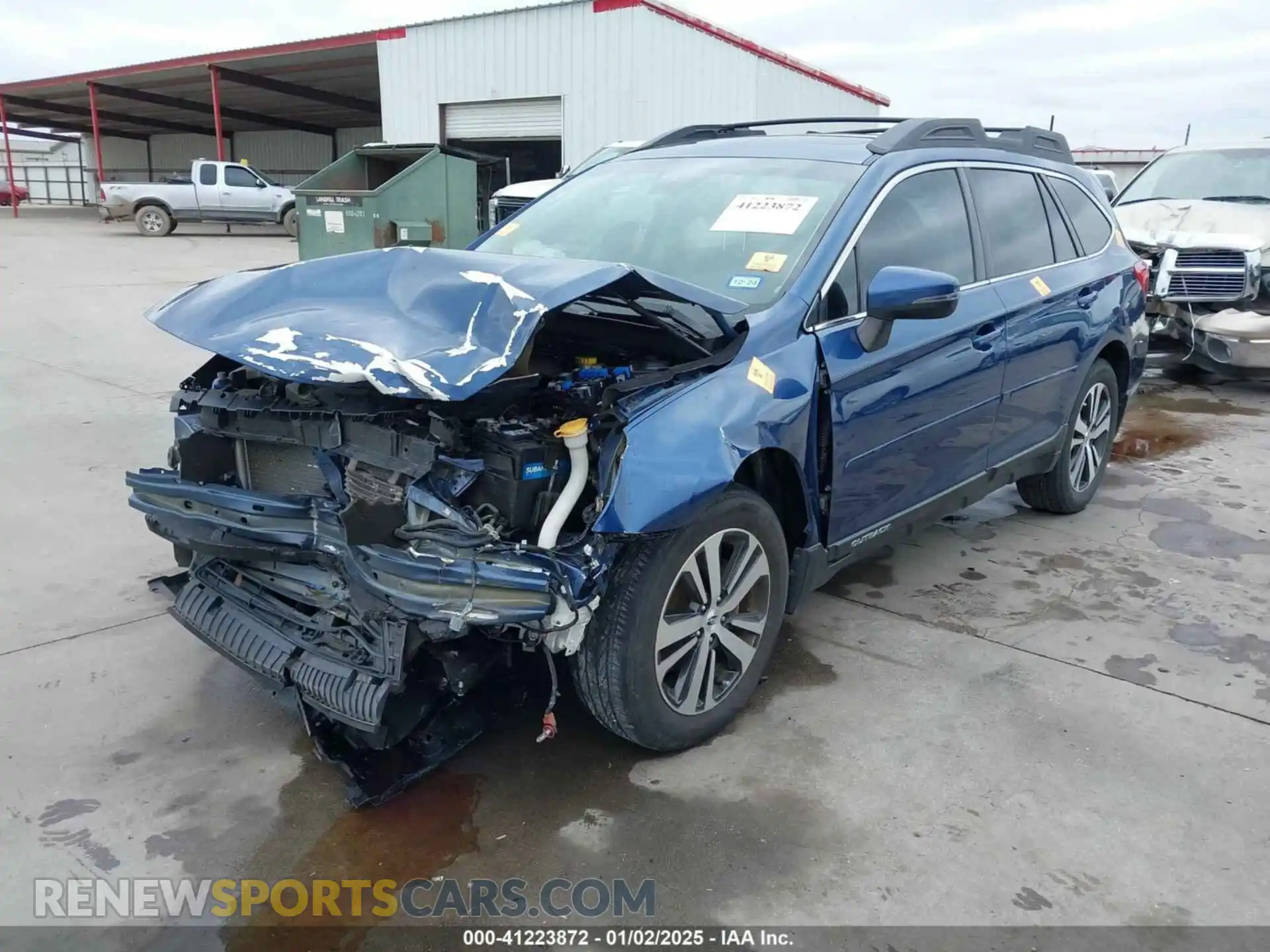 2 Photograph of a damaged car 4S4BSENC5K3206530 SUBARU OUTBACK 2019
