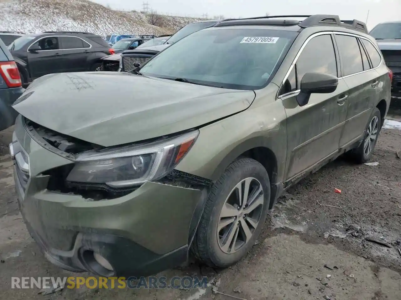 1 Photograph of a damaged car 4S4BSENC6K3312193 SUBARU OUTBACK 2019