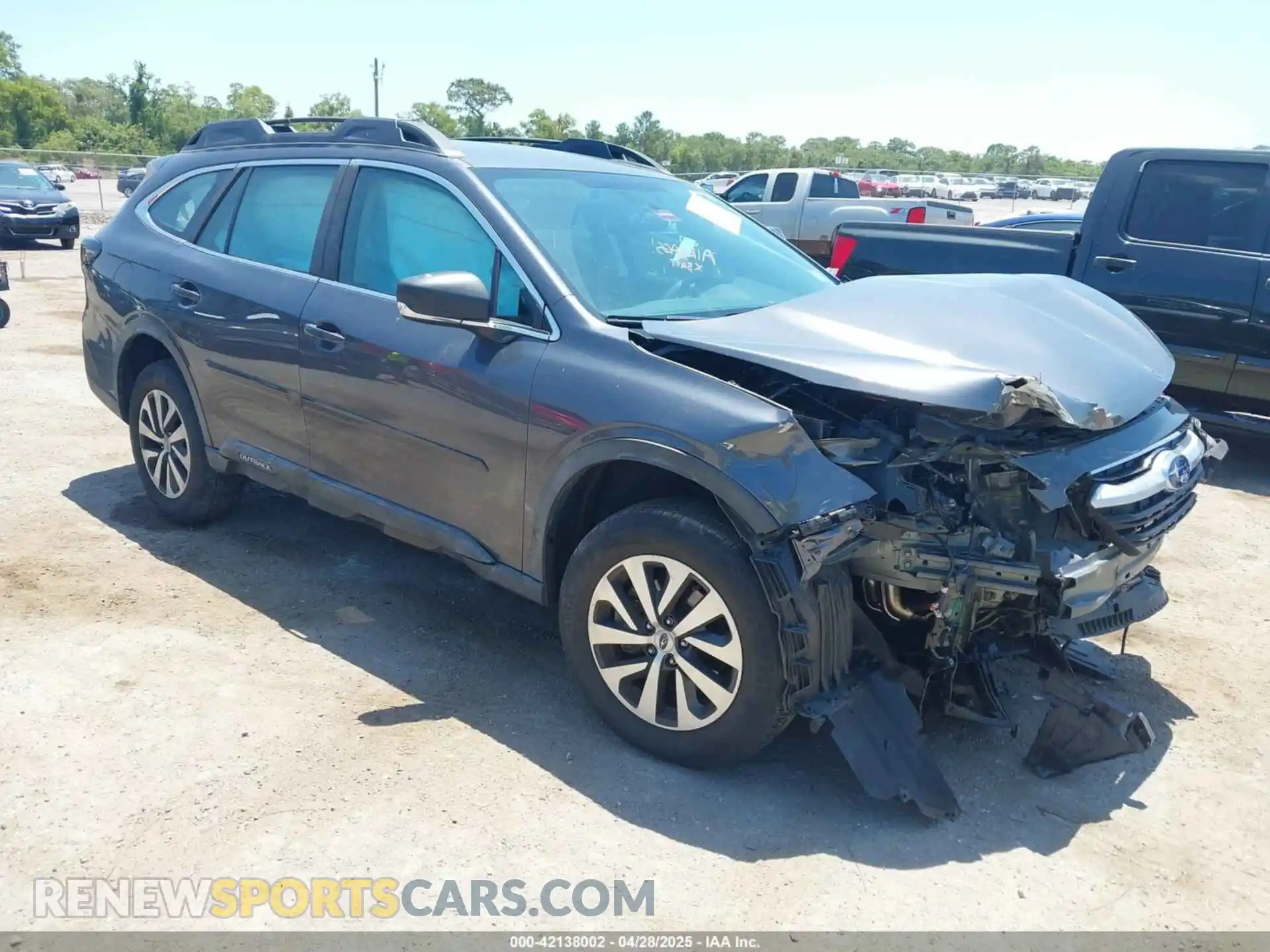 1 Photograph of a damaged car 4S4BTAAC2L3143528 SUBARU OUTBACK 2020