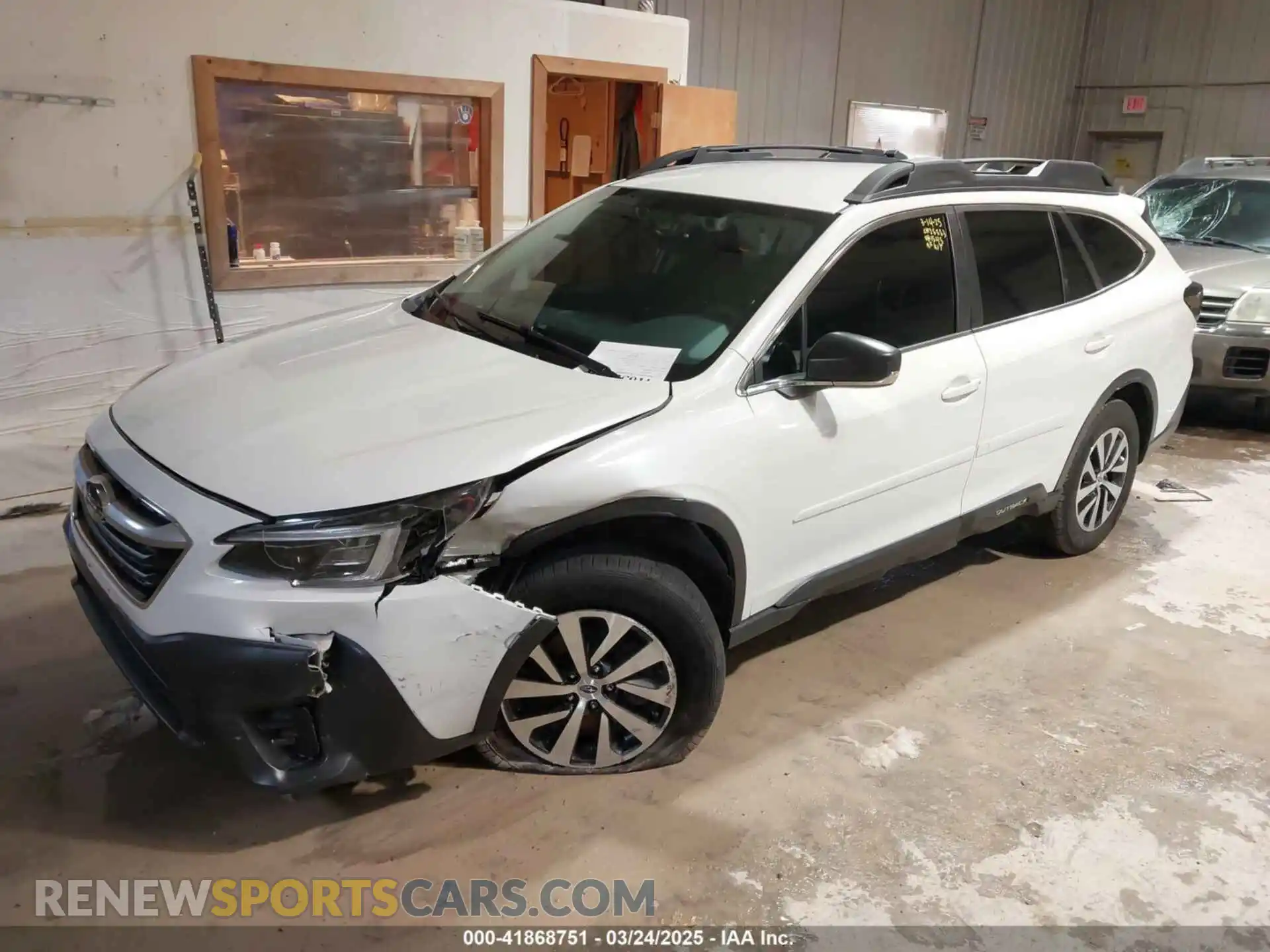 2 fotografías del automóvil dañado 4S4BTAAC8L3201545 SUBARU OUTBACK 2020