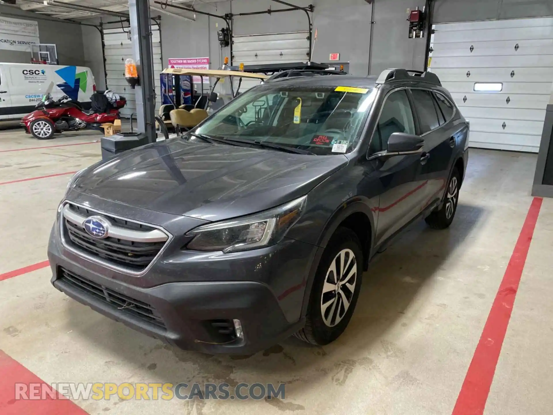 1 Photograph of a damaged car 4S4BTACC1L3148460 SUBARU OUTBACK 2020