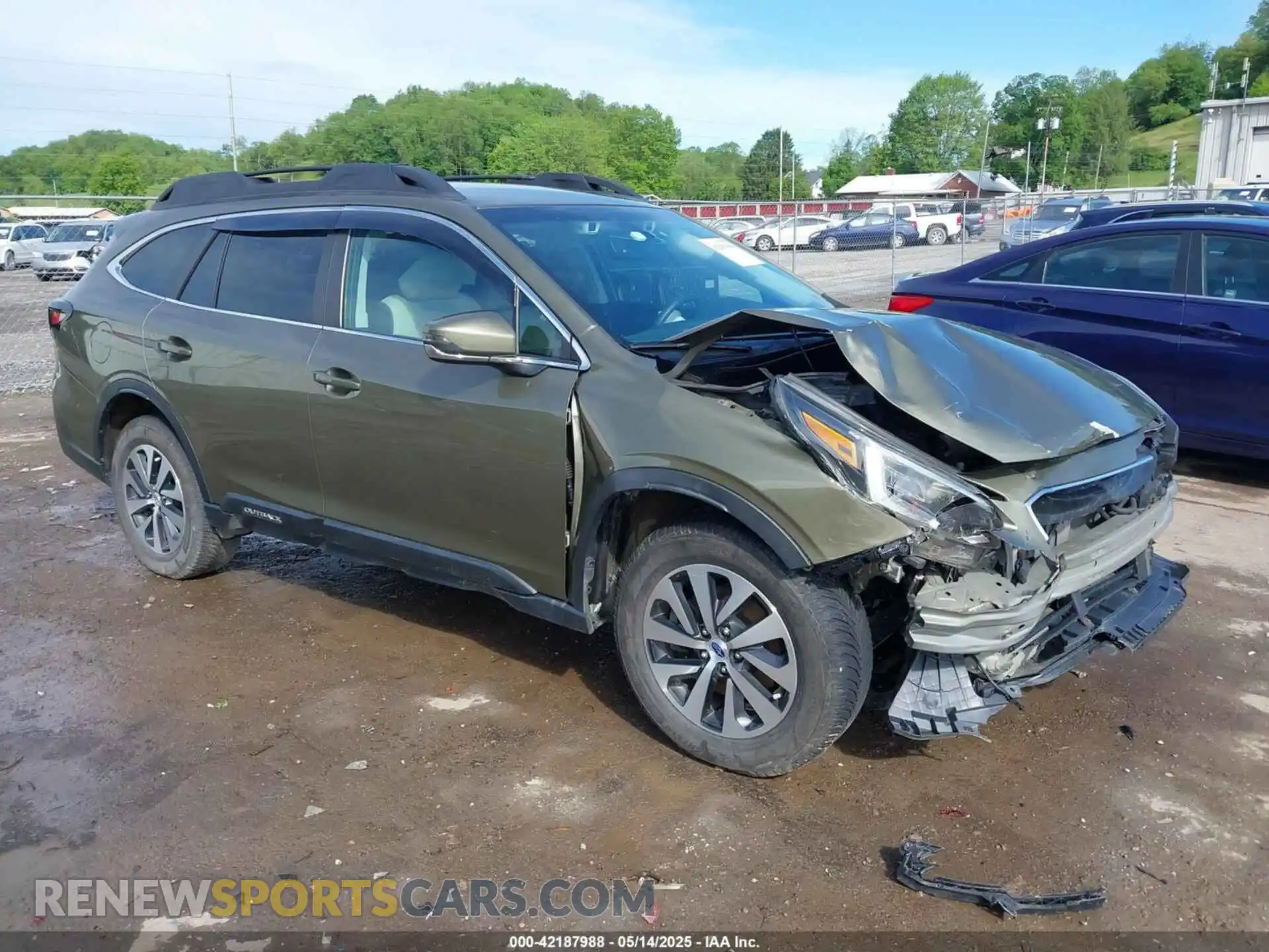 1 Photograph of a damaged car 4S4BTACC1L3224596 SUBARU OUTBACK 2020