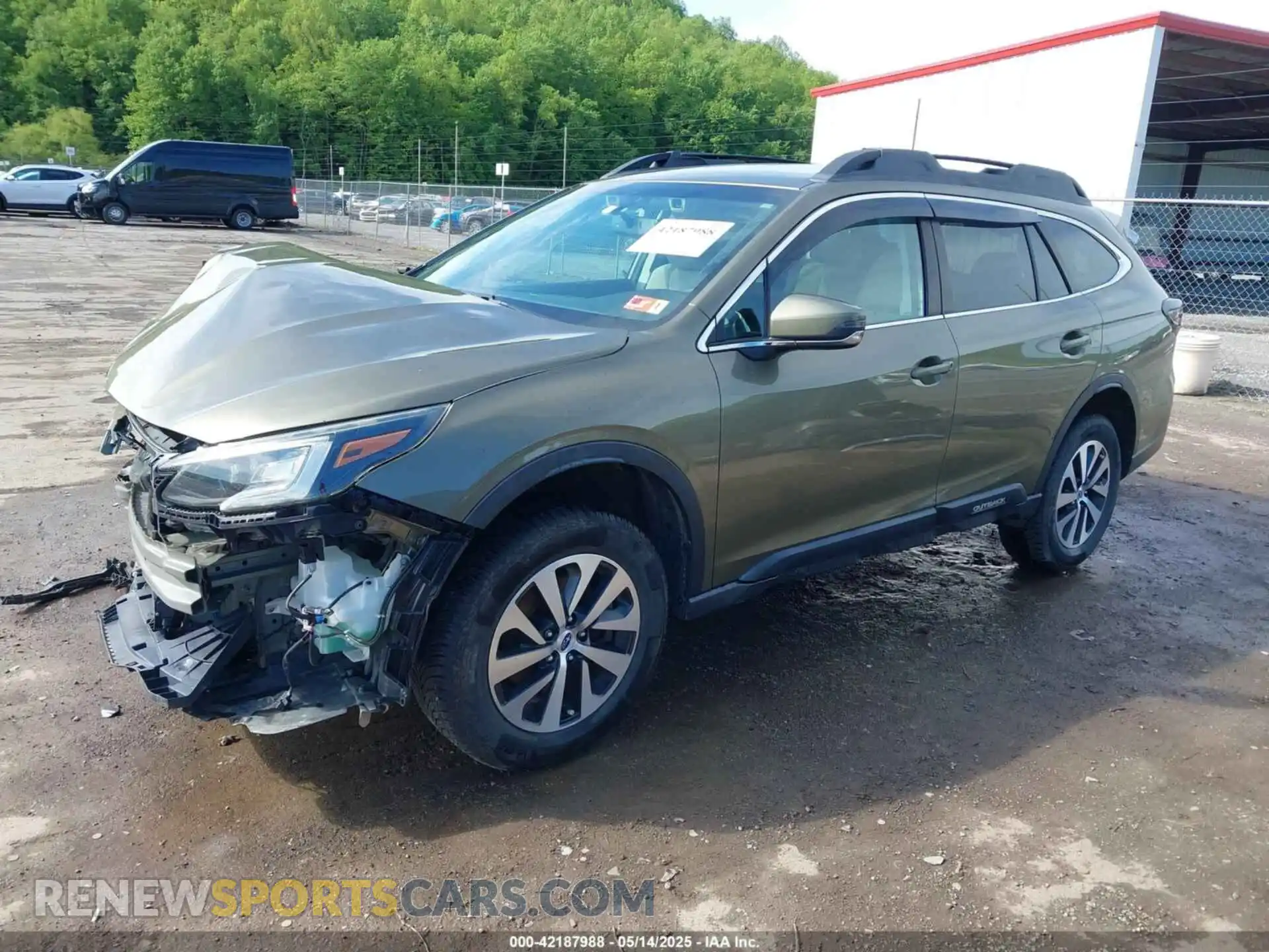 2 Photograph of a damaged car 4S4BTACC1L3224596 SUBARU OUTBACK 2020