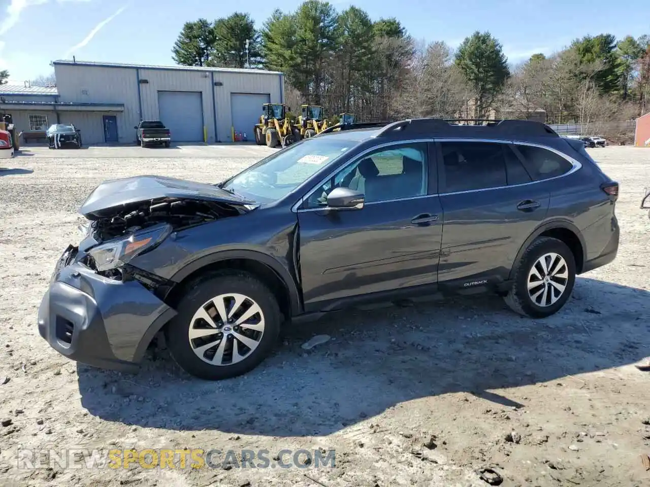 1 Photograph of a damaged car 4S4BTACC2L3133028 SUBARU OUTBACK 2020