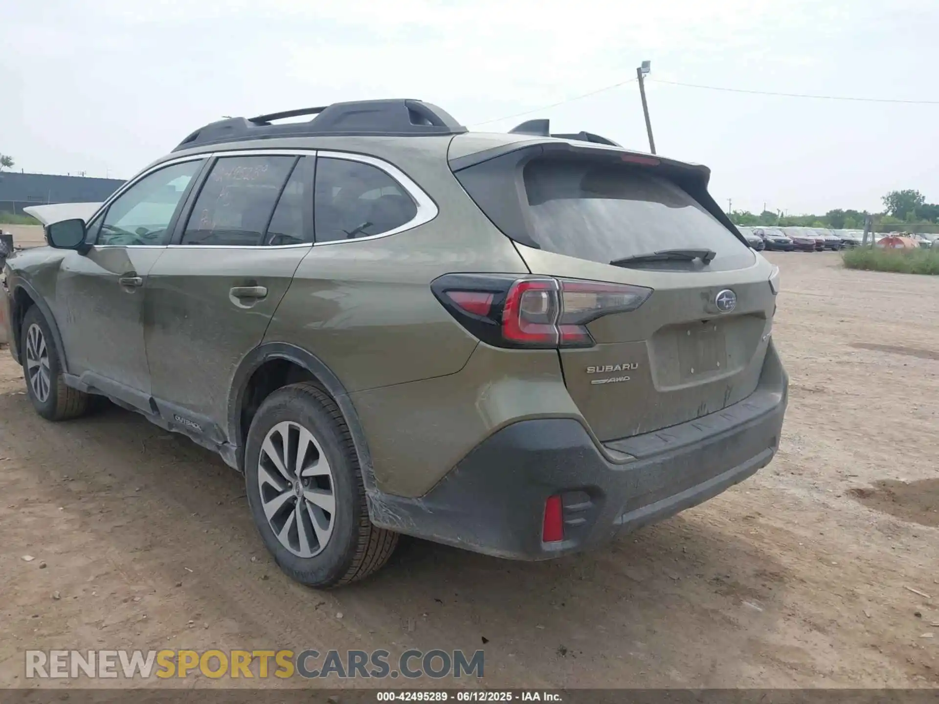 3 fotografías del automóvil dañado 4S4BTACC4L3211244 SUBARU OUTBACK 2020