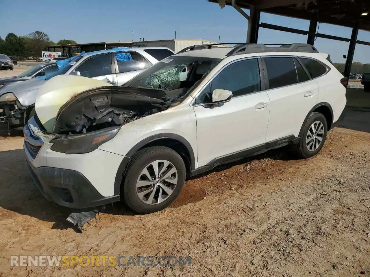 1 Photograph of a damaged car 4S4BTACC5L3192087 SUBARU OUTBACK 2020