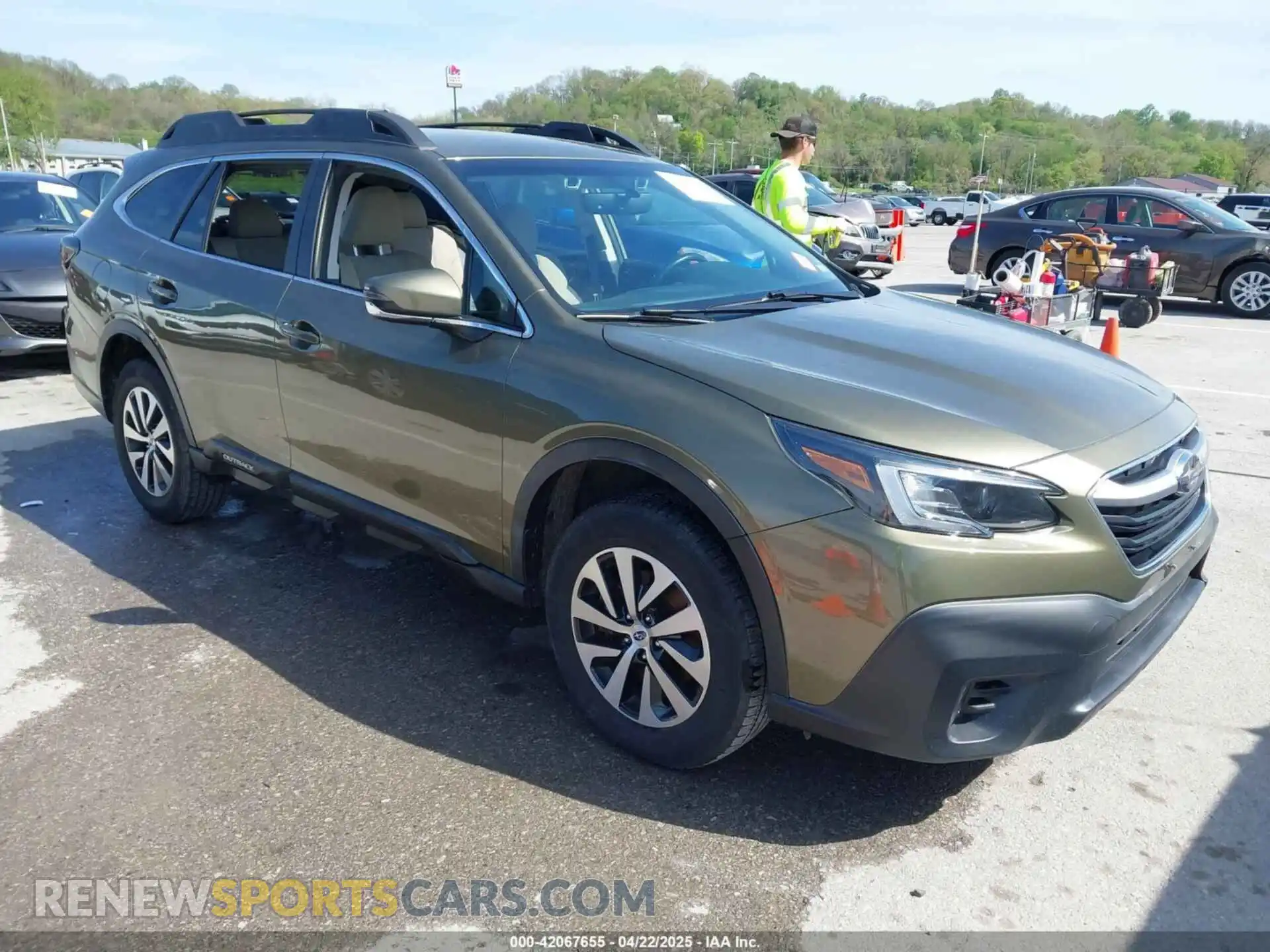 1 Photograph of a damaged car 4S4BTACC7L3110523 SUBARU OUTBACK 2020