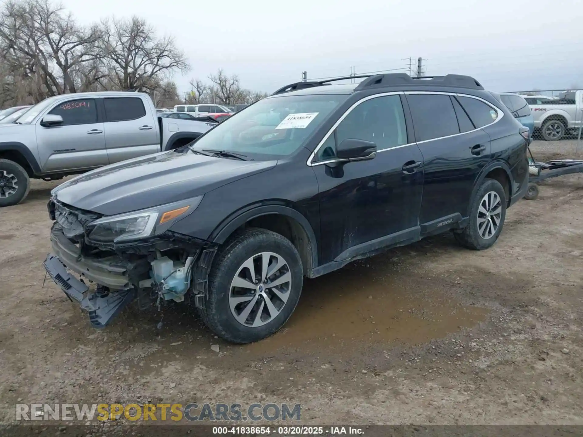 2 Photograph of a damaged car 4S4BTACC7L3112563 SUBARU OUTBACK 2020