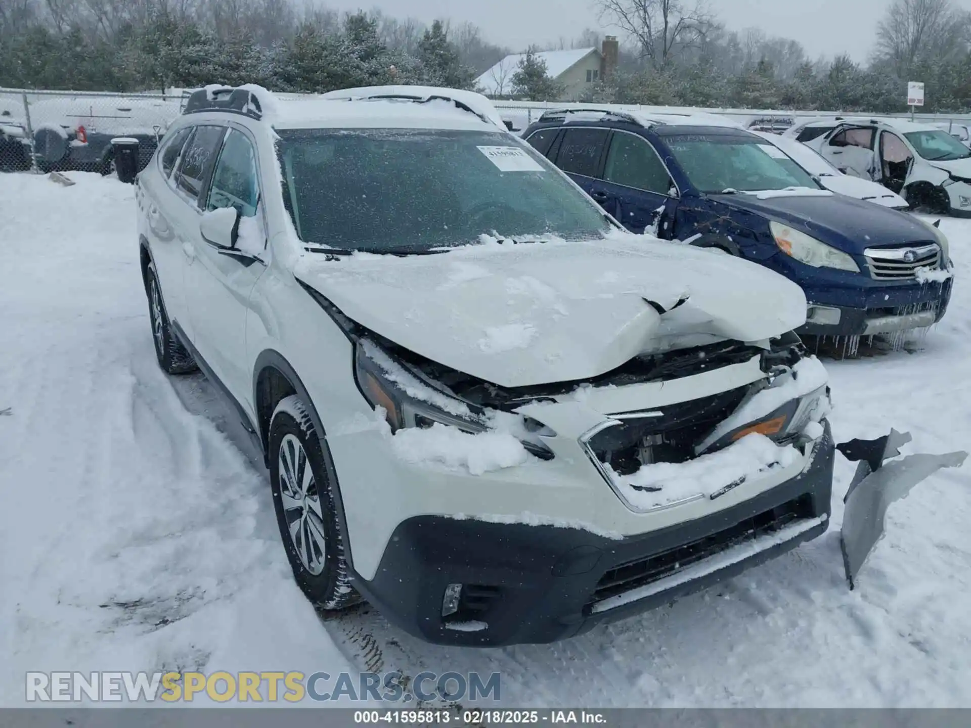 1 Photograph of a damaged car 4S4BTACC7L3122901 SUBARU OUTBACK 2020