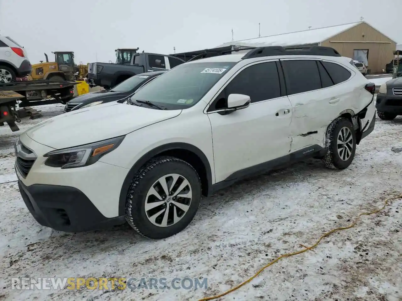1 Photograph of a damaged car 4S4BTACC7L3226739 SUBARU OUTBACK 2020